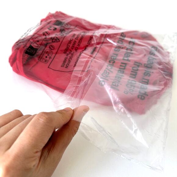 NWT PrettyLittleThing Red Chiffon Lace Trim Bandeau Corset Size 4 - Picture 6 of 8